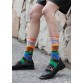 Women Midnight squirrel Paitings Cotton Crew Socks